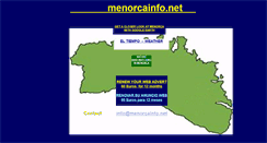 Desktop Screenshot of menorcainfo.net